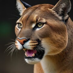 Naklejka premium portrait of a lion
