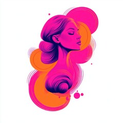 Motivational Quote Typography Design in Pink Color Palette Minimalist Layout Modern Pop Art Style