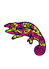 cameleon tribal style mexicain
