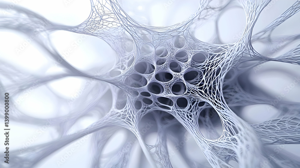Poster abstract neural network structure