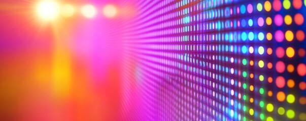 Vibrant LED Wall Display