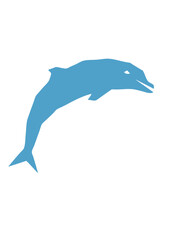 Obraz premium dauphin cartoon dessin