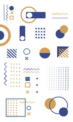 imagen vertical con vectores abstractos puntos y lineas 