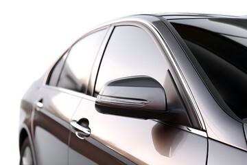 Car black tint sheen with white background  
