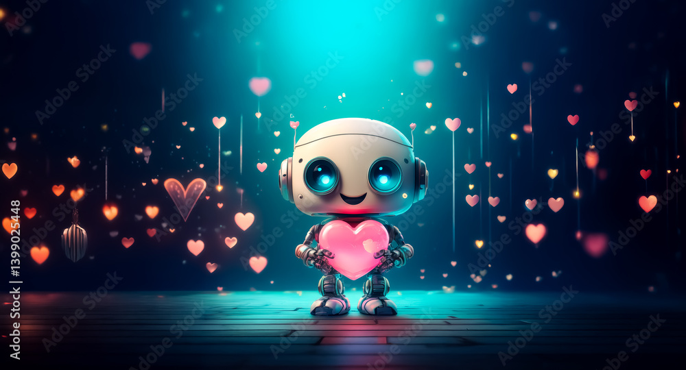 Poster abstract background with a vibrant teal light beam emanating from the bottom, surrounded by soft, gl