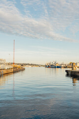Fototapeta premium Ballard Locks in Seattle on sunny spring day