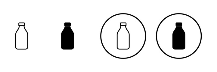 Bottle icon vector. bottle sign and symbol