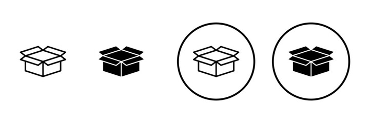 Box icon vector. box sign and symbol, parcel, package