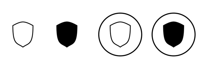 Shield icon vector. Protection icon. Security sign and symbol