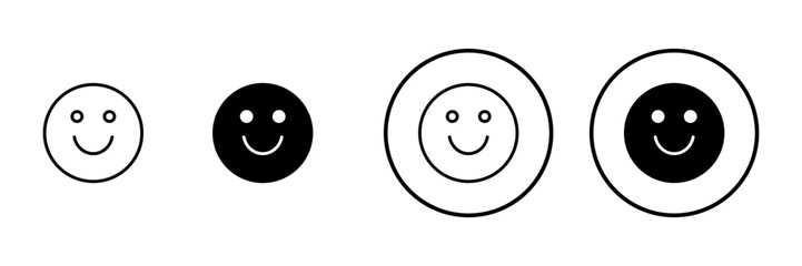 Smile icon vector. smile emoticon icon. feedback sign and symbol