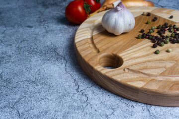 fresh vegetables on a cutting board