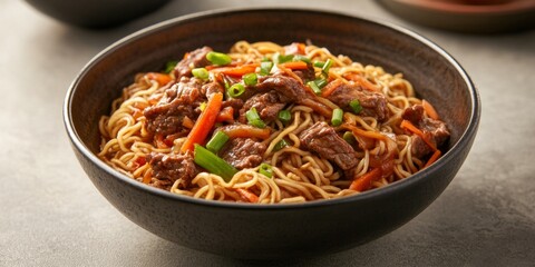 Beef and Vegetable Stir-fry Noodles (2)