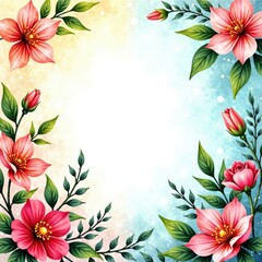 watercolor hand drawn element, design, ink