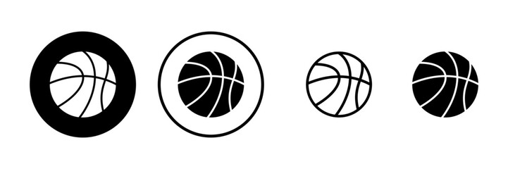 Basketball icon vector illustration. Basketball ball sign and symbol