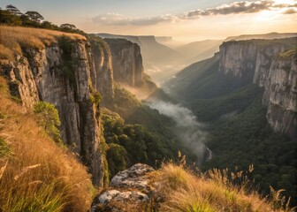 Canyon in South of Brazil, Cambará do Sul 