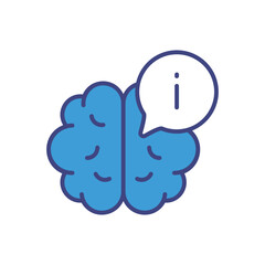 Info Center icon vector stock illustration