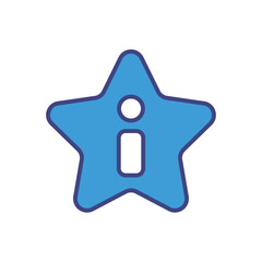 Premium Info icon vector stock illustration