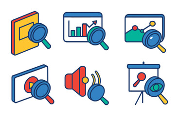 Isometric flat vector set of icons of touch control settings: gestures, swipe, double tap, long press, multi-touch, zoom, rotate, drag. isolated transparent background.