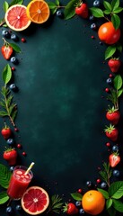 Colorful cafe menu on chalkboard background with food and drinks , chalkboards, menus