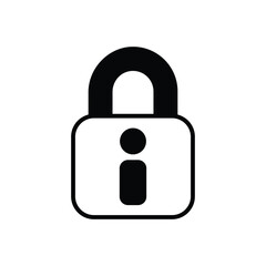 Blocked icon vector stock illustration