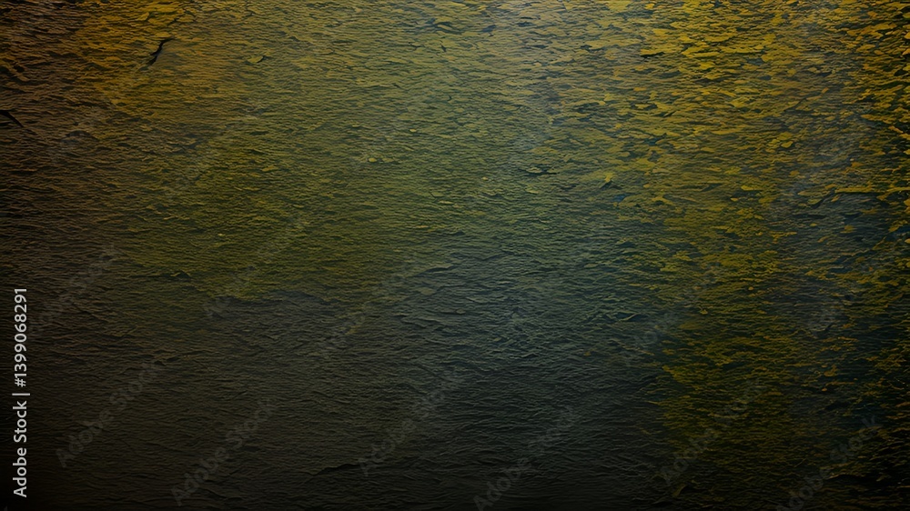 Poster textured background featuring muted green and gold hues, creating a subtle, organic pattern with a d