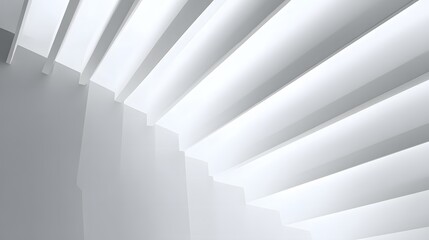 Fototapeta premium Minimalist white industrial texture with gradient lighting, embodying modern simplicity and clean aesthetics