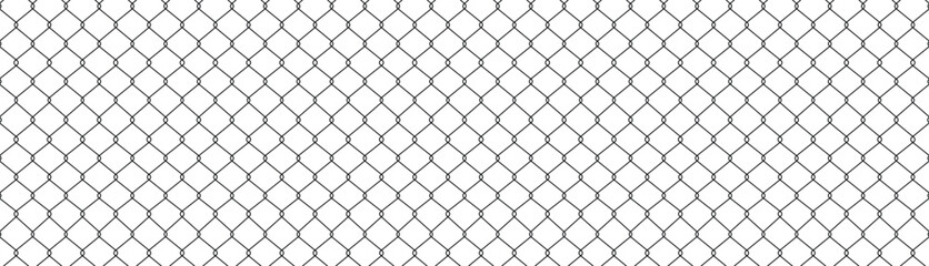 Naklejka premium Metal chain link fences - Png Transparent Image