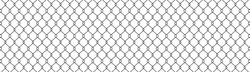 Naklejka premium Metal chain link fences - Png Transparent Image