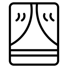 Play Stage Theater Line Icon