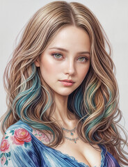 Fototapeta premium beautiful women