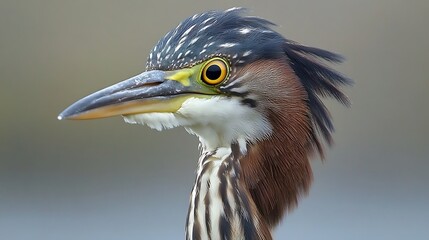 Heron Close-Up Profile