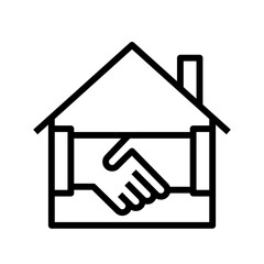 rental  line icon, linear outline icon