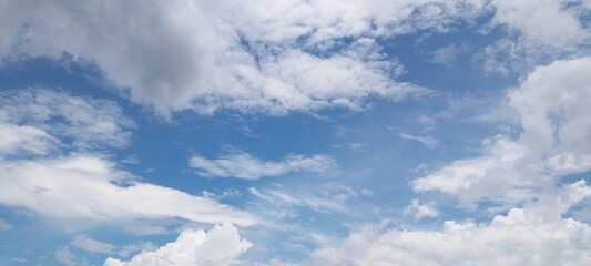 blue sky with clouds
