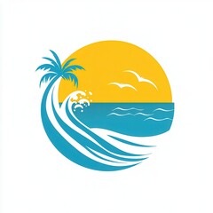 create a logo for rental compa y in FLORIDA. Logo should include beach.