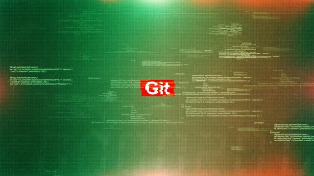 Git On Digital Screen