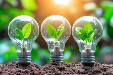 Green shoots in bulbs, sustainable energy