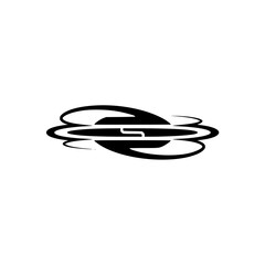 Abstract Black & White Logo: Modern Design, Simple and Minimalist