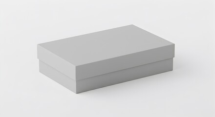 Naklejka premium Subtle Box Mockup: Minimalist Container for Presentation and Package Design