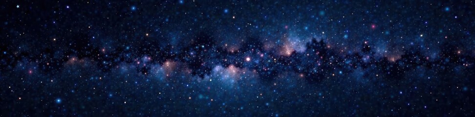 Obraz premium Sparkling stars against a black canvas of the vast night sky, celestial bodies, dark sky