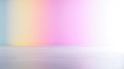 Pastel Studio Background Empty Space Soft Focus Blurred Gradient Wide Shot Clean Minimalist Display Product Presentation Dreamy Hues Branding Design