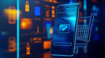 Mobile shopping app experience digital marketplace visual content urban environment user-centric design