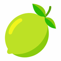 Lemon vector icon isolated on white background