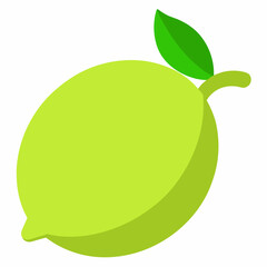 Lemon vector icon isolated on white background