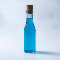 3D Blue Magic Potion Bottle for Fantasy Game