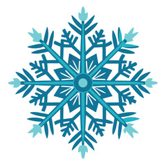 Christmas snowflakes isolated on white background