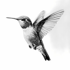 hummingbird in flight
