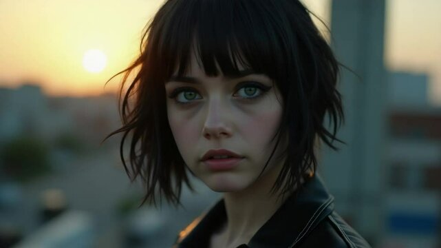 Emo Woman &ndash; Alternative Style and Emotional Expression

