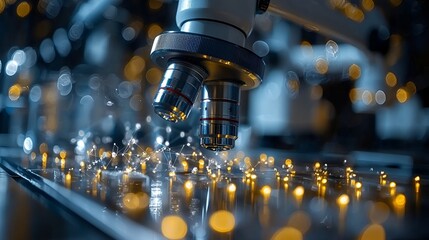 Microscope Focusing on Illuminated Samples