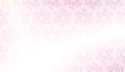 Decorative pattern with geometric ornament. Vector illustration. For fashion print, scrapbooking page, flyer design. Gradient color