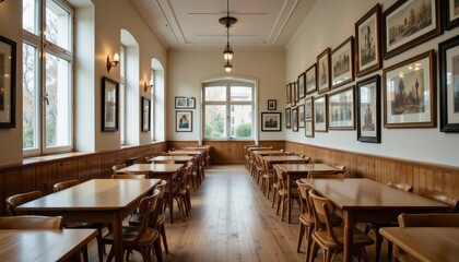 Empty Restaurant Interior